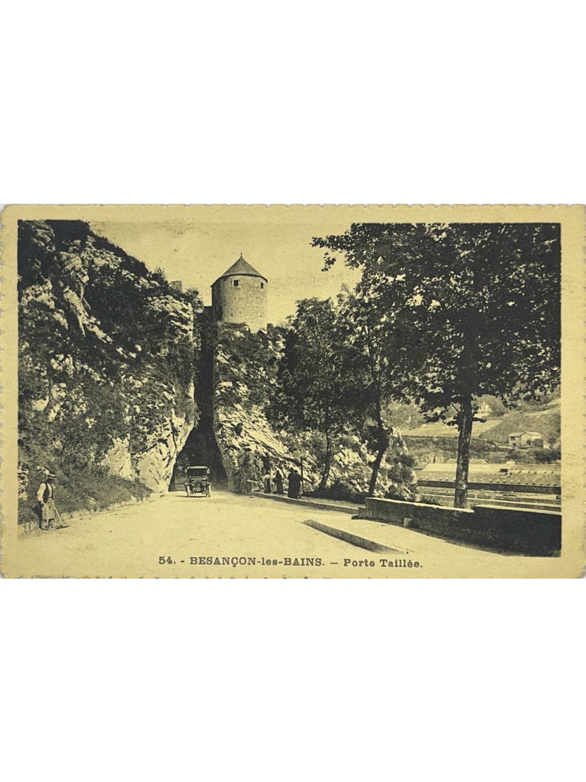 Recto de la carte postale