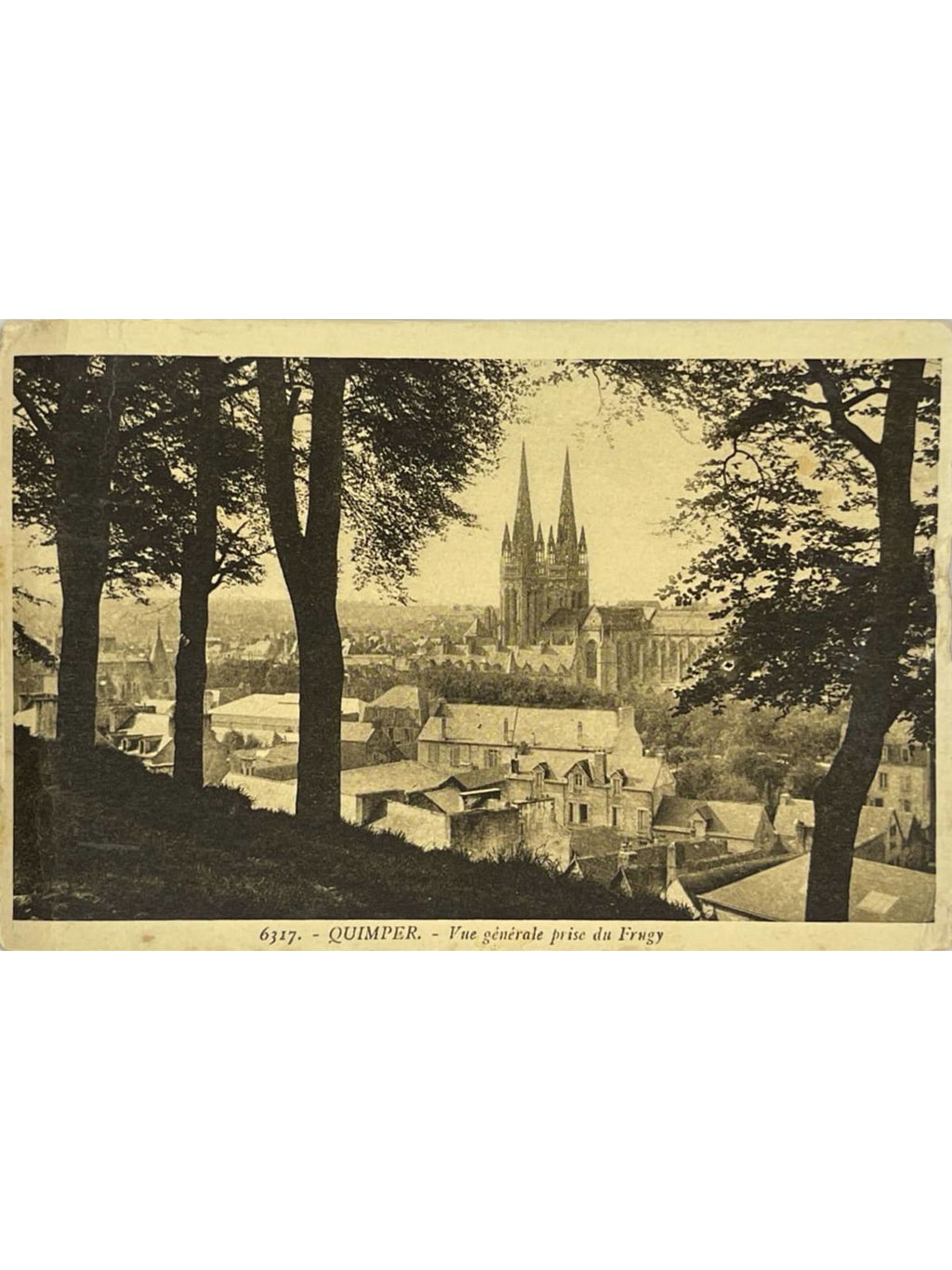 Recto de la carte postale