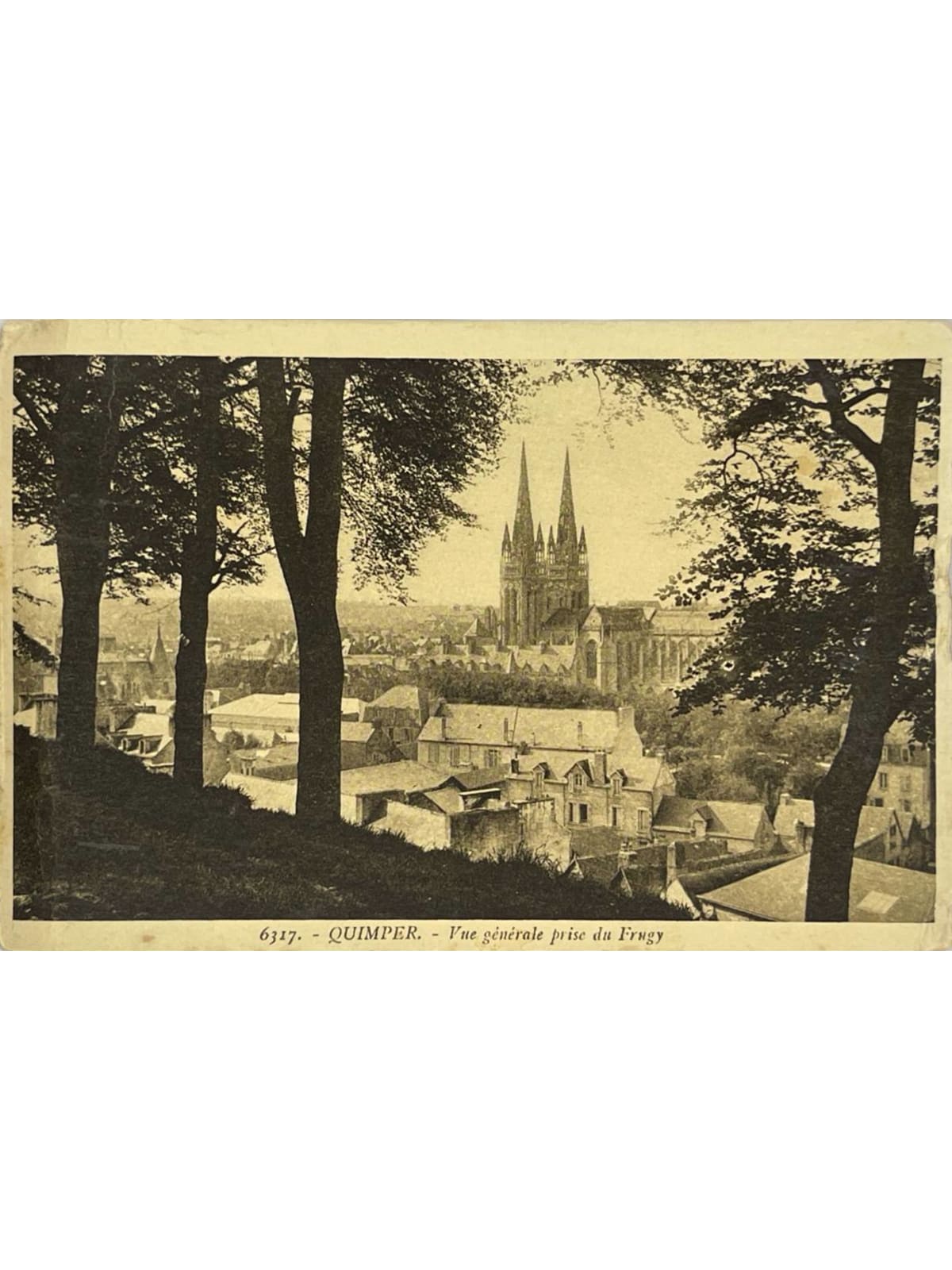 Recto de la carte postale
