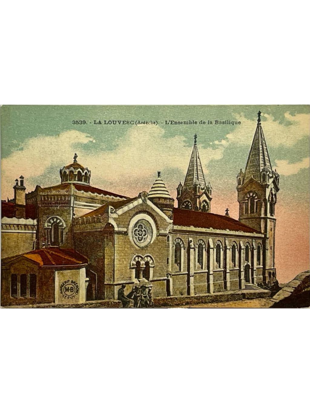 Recto de la carte postale