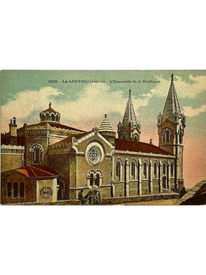 La Louvesc (Ardèche) – Ensemble de la basilique Saint-Régis – CPA n° 3539