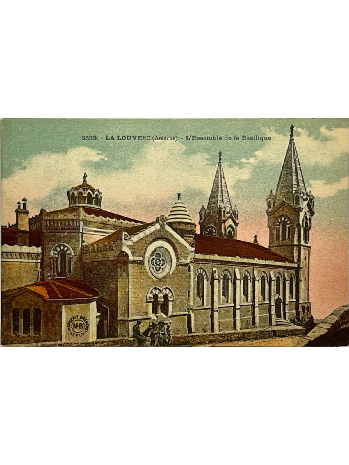 Recto de la carte postale