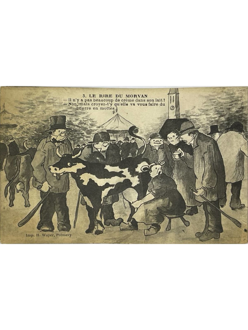 Recto de la carte postale