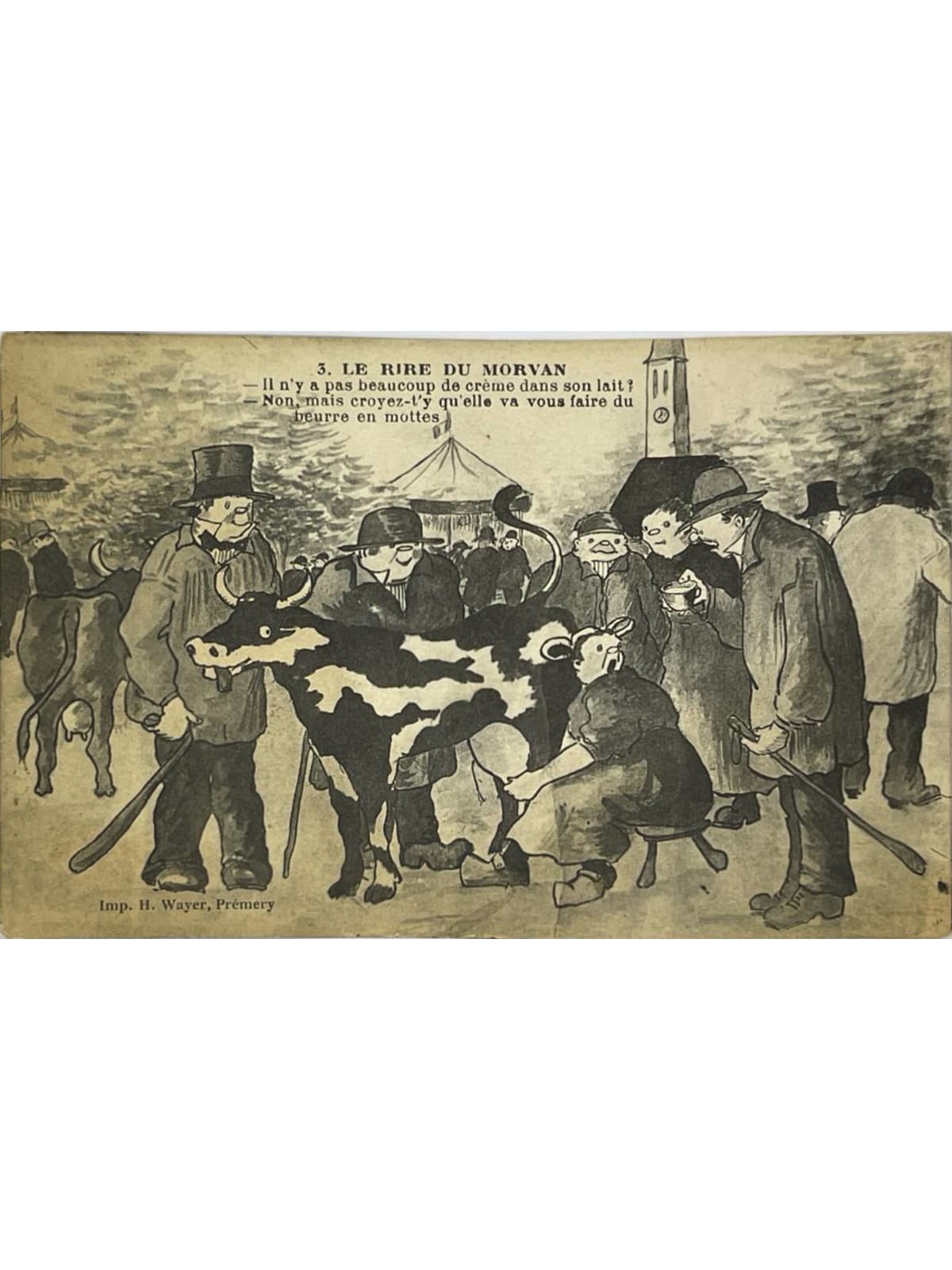 Recto de la carte postale