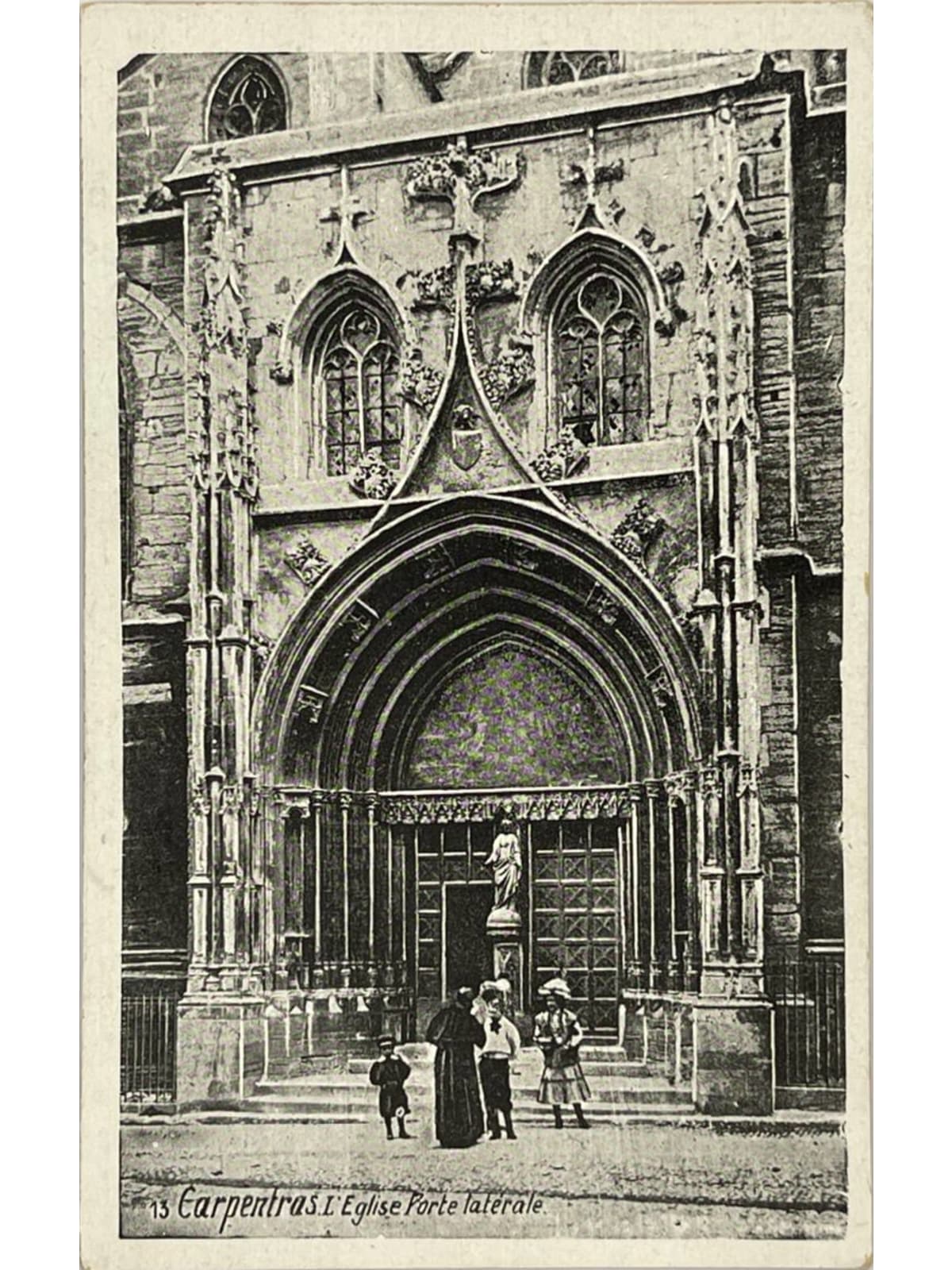 Recto de la carte postale