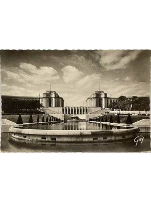 Carte postale – Paris – Palais de Chaillot vu des jardins du Trocadéro – Éditions Guy