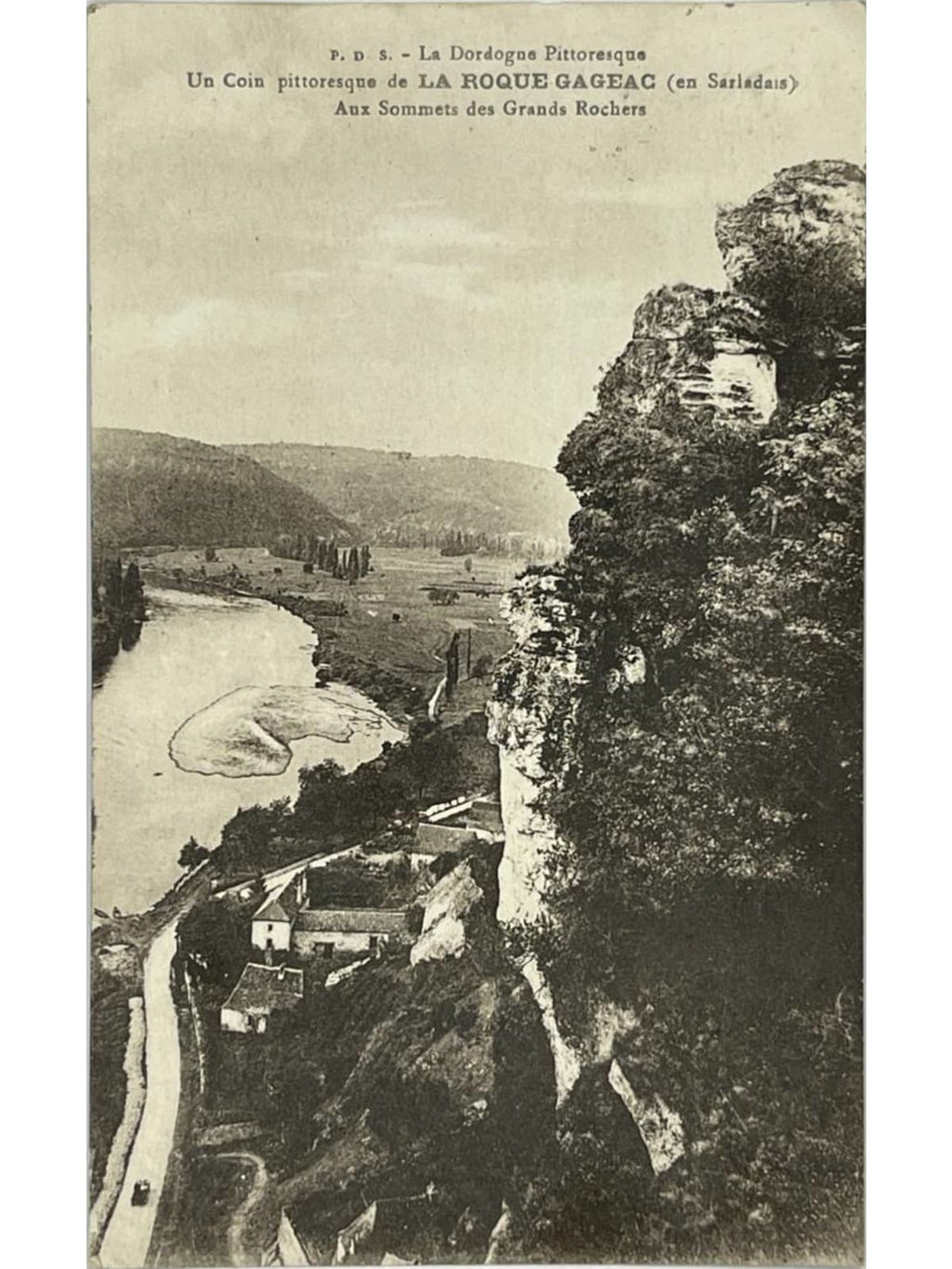 Recto de la carte postale