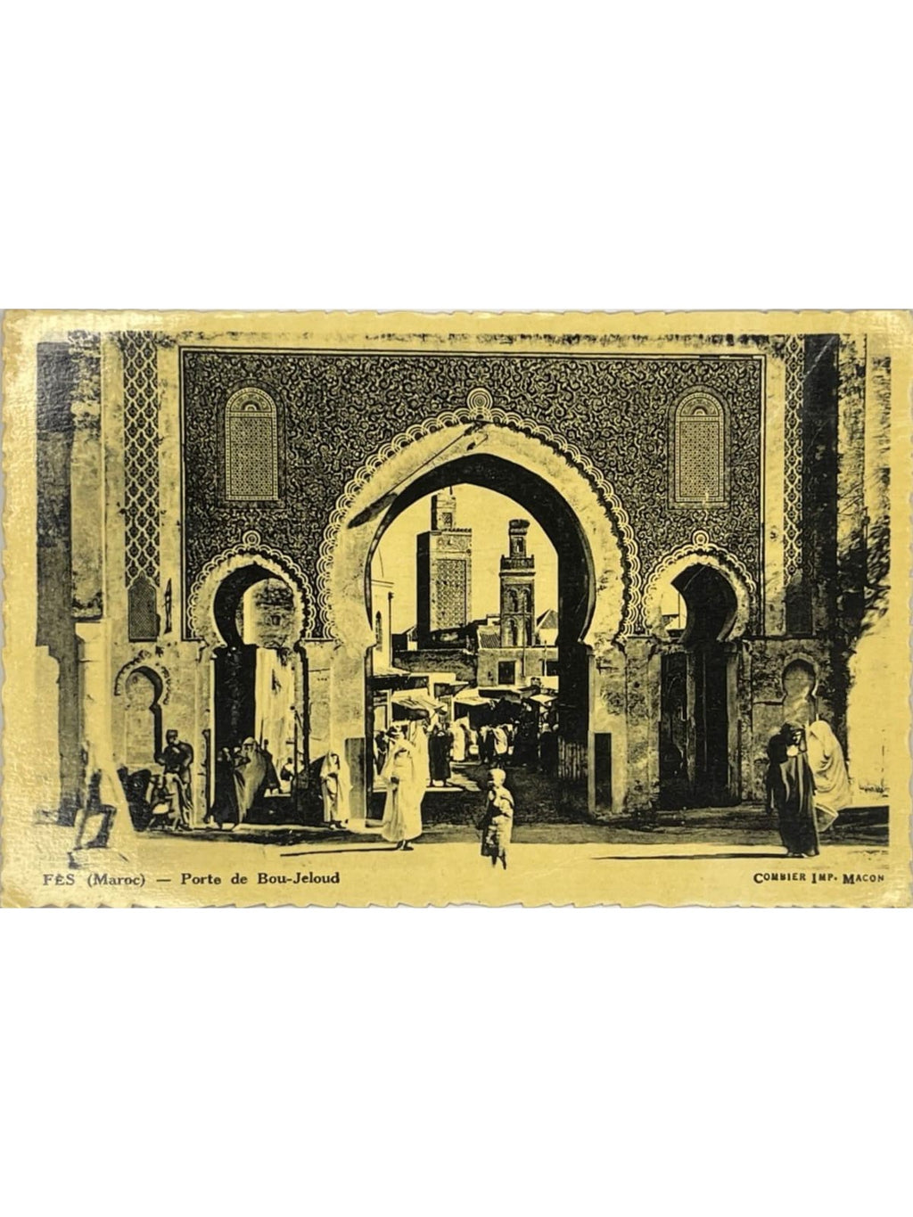 Recto de la carte postale