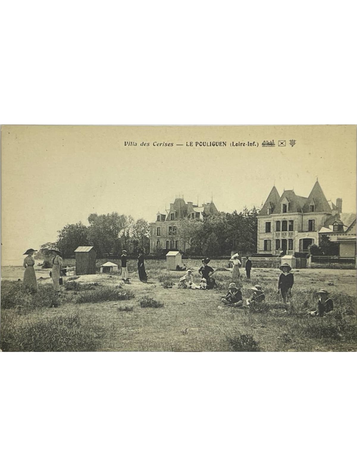 Recto de la carte postale