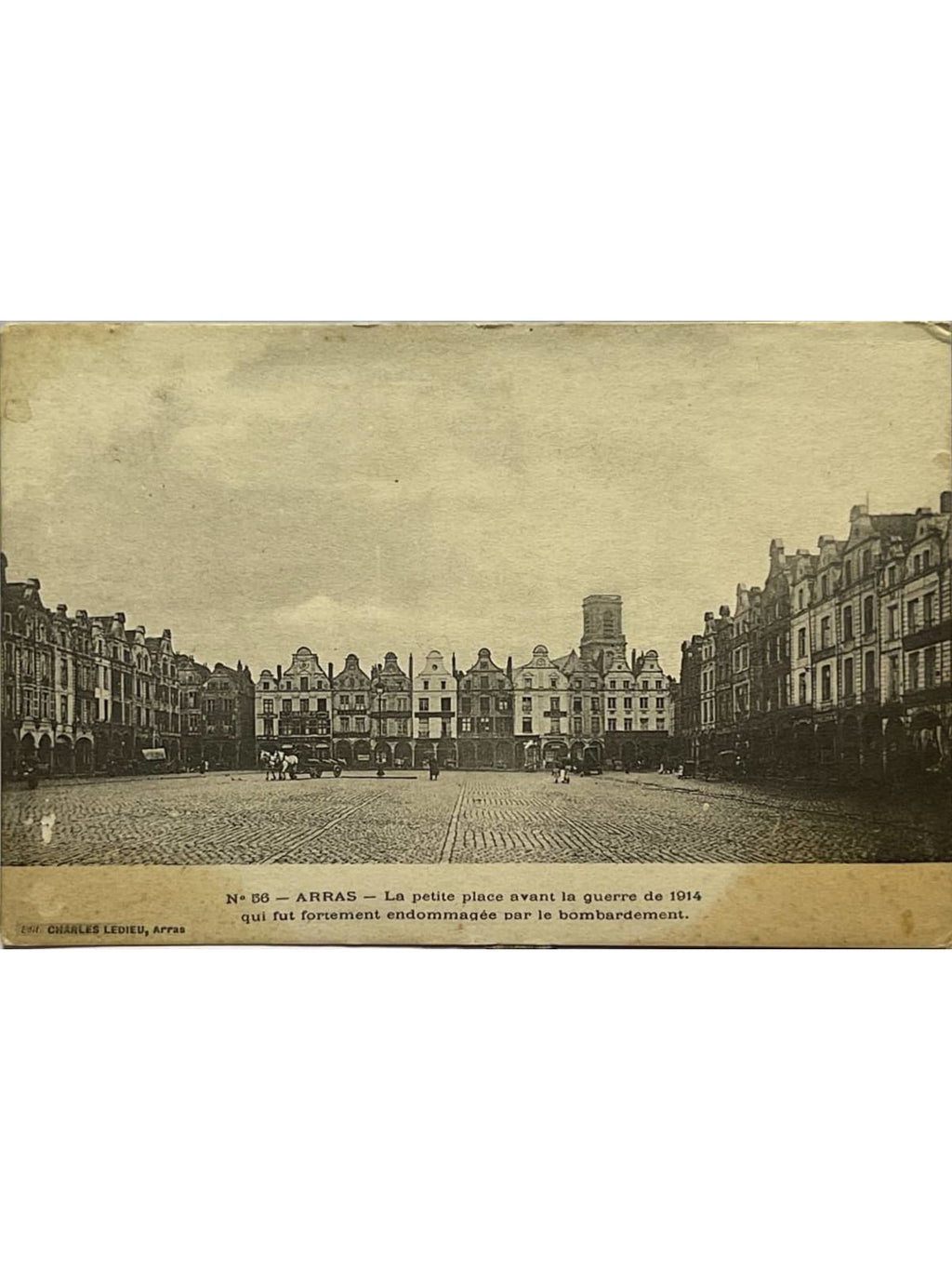 Recto de la carte postale