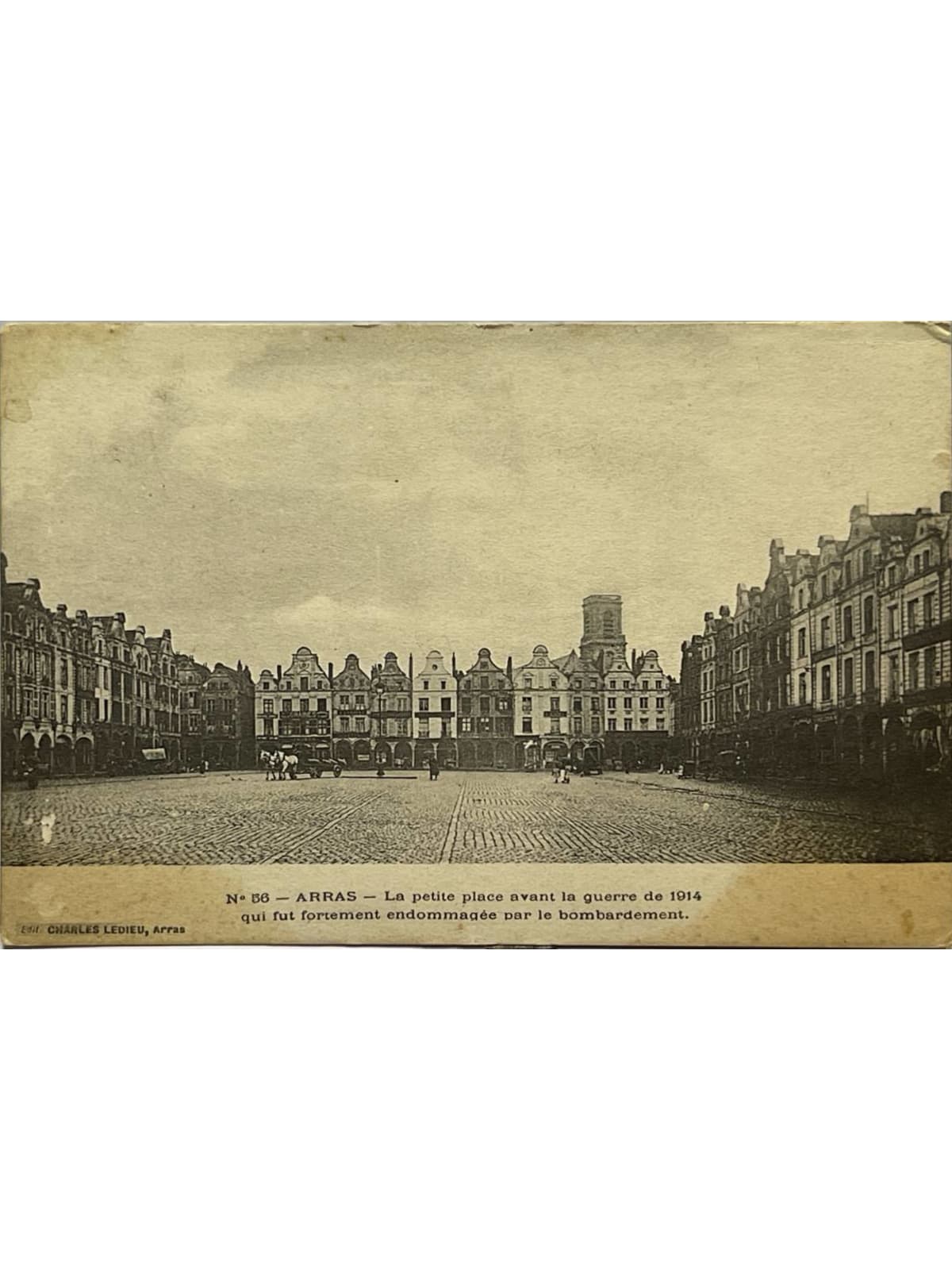 Recto de la carte postale