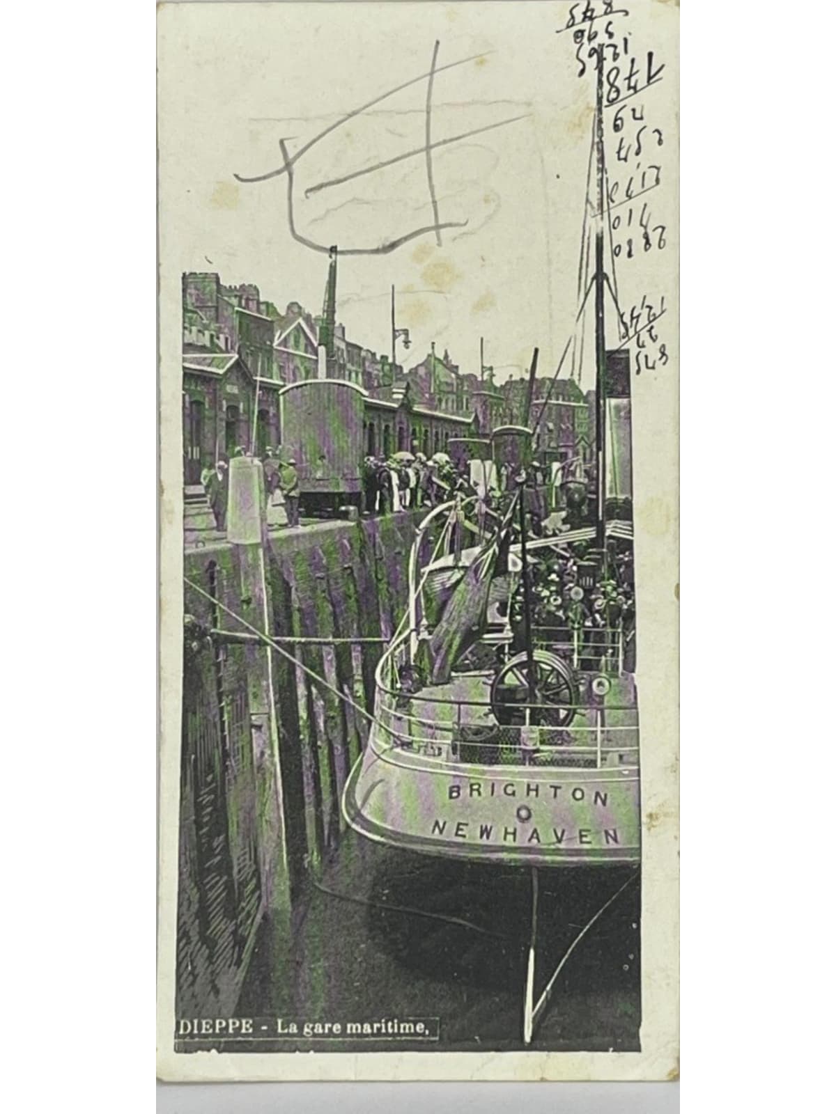 Recto de la carte postale