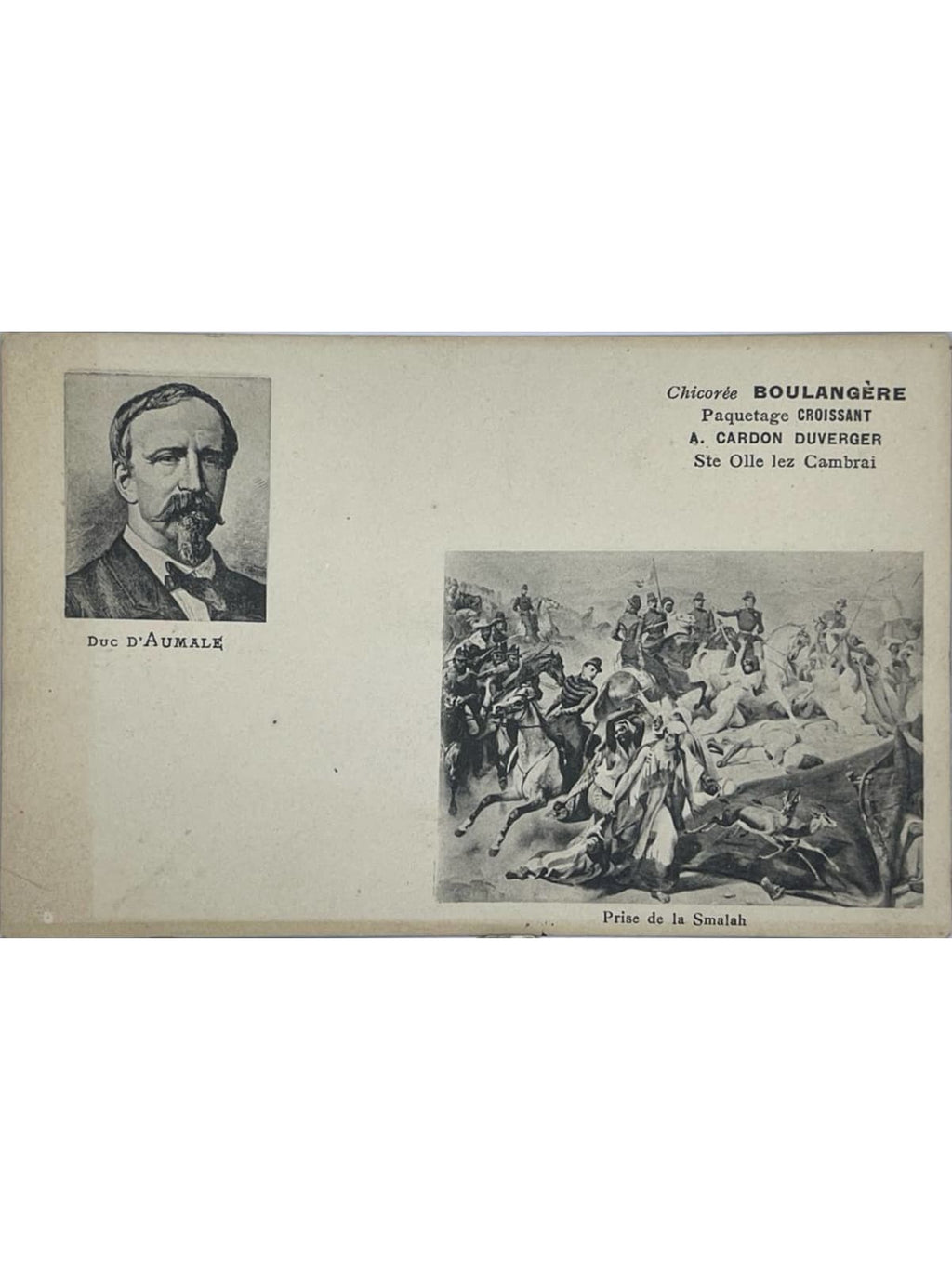 Recto de la carte postale