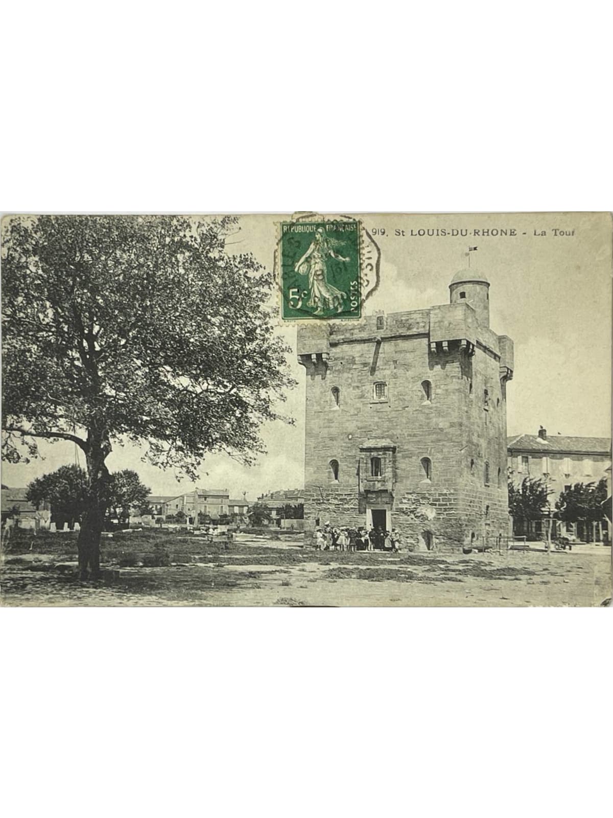 Recto de la carte postale