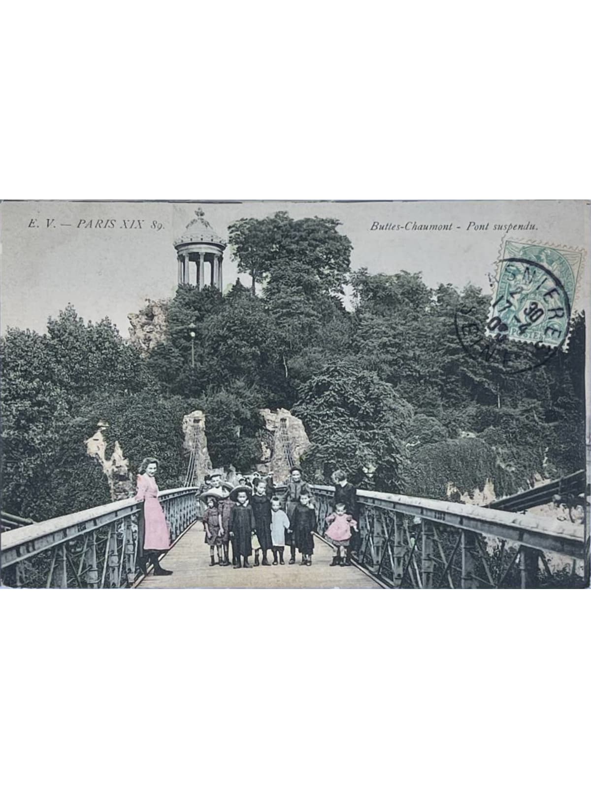 Recto de la carte postale