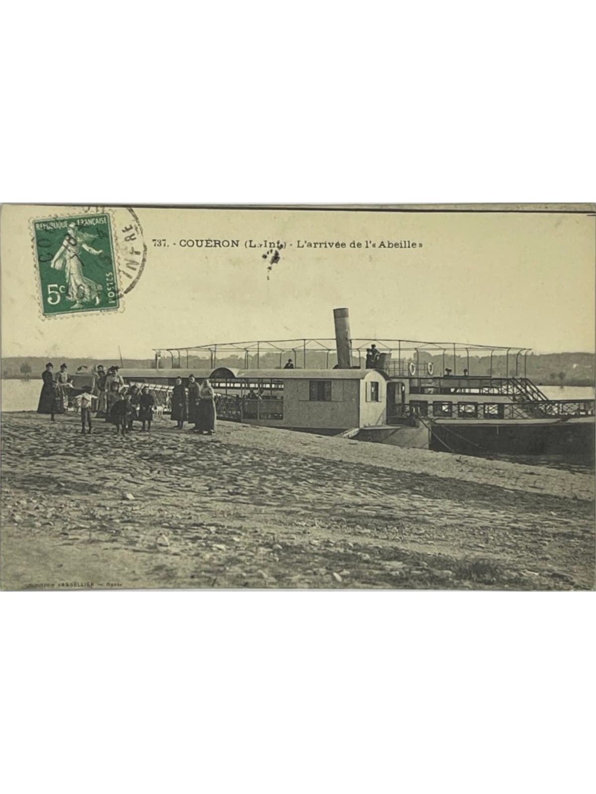 Recto de la carte postale