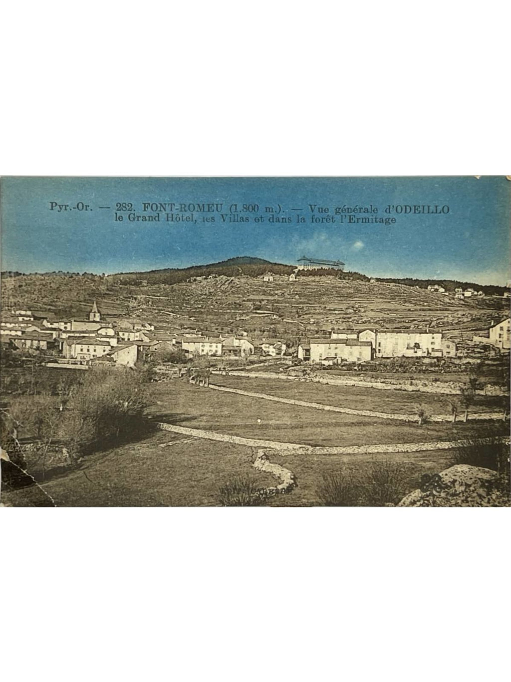 Recto de la carte postale