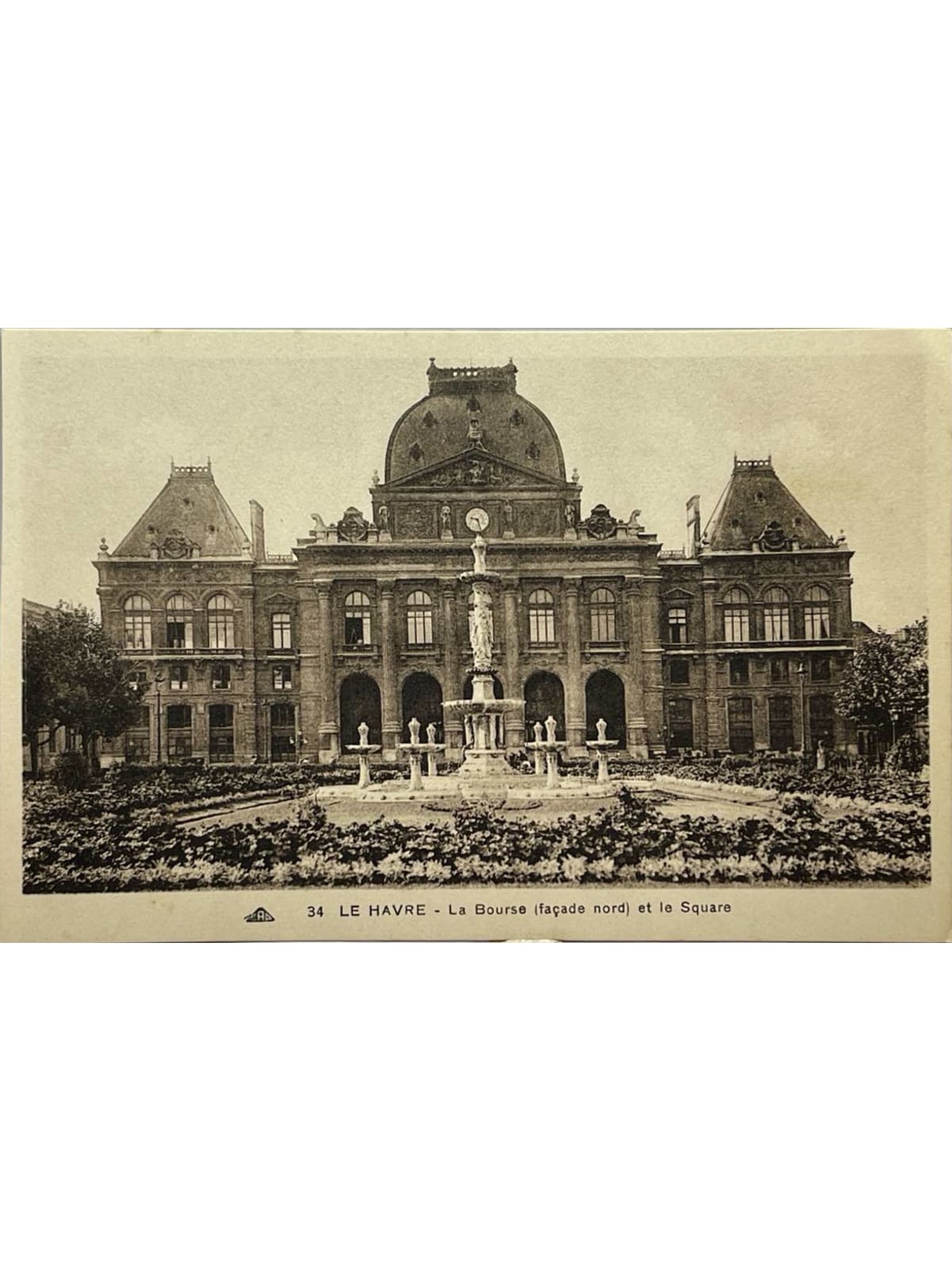 Recto de la carte postale