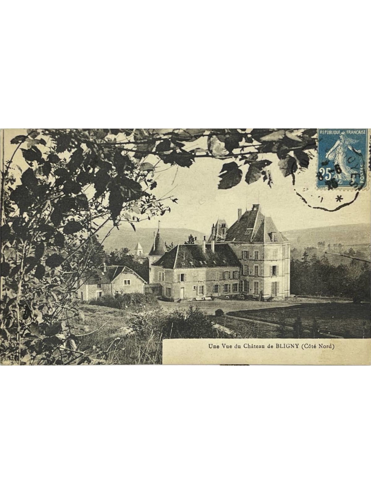 Recto de la carte postale