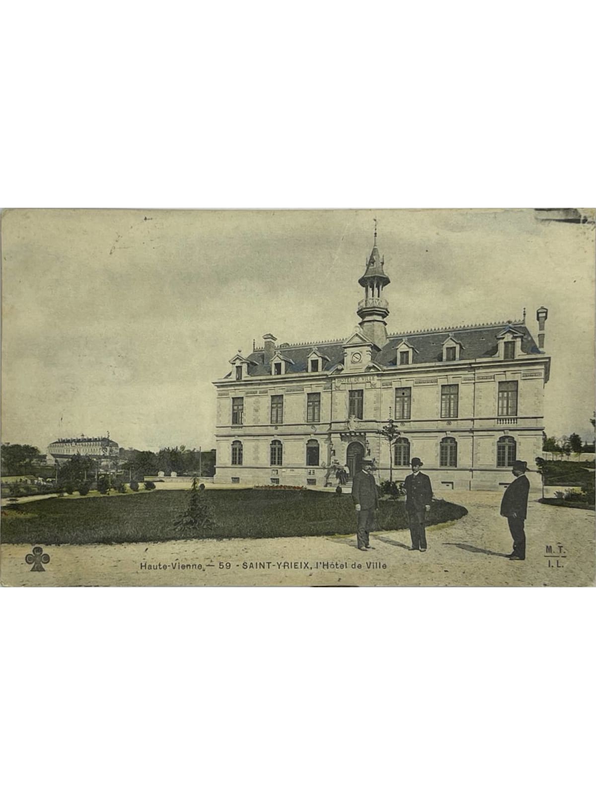 Recto de la carte postale