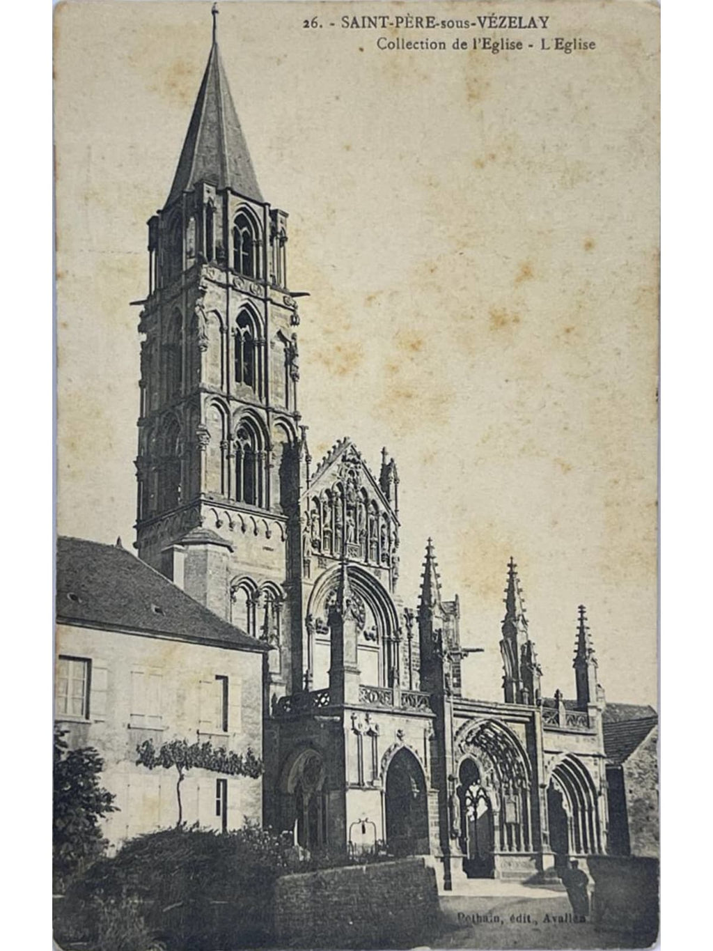 Recto de la carte postale