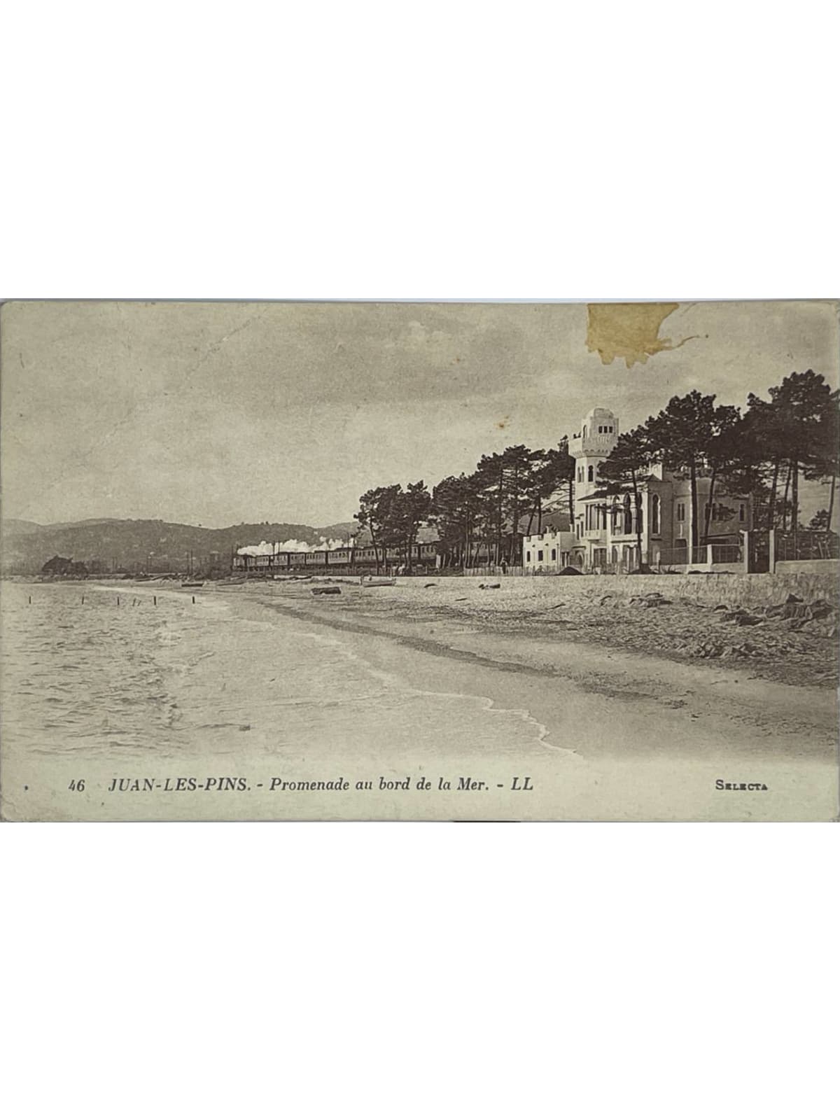 Recto de la carte postale