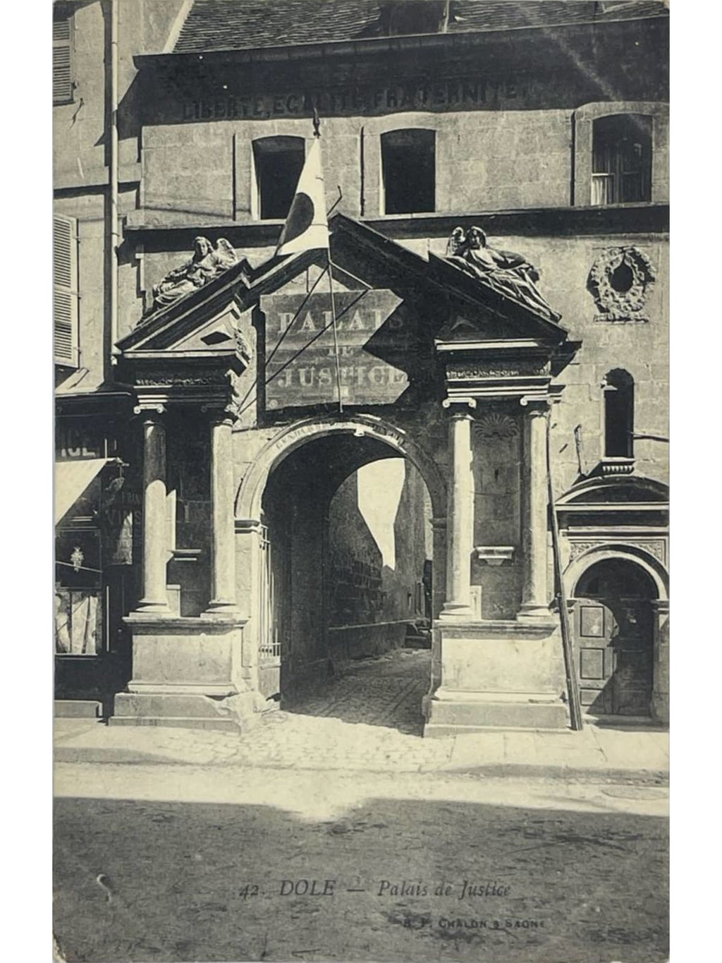 Recto de la carte postale