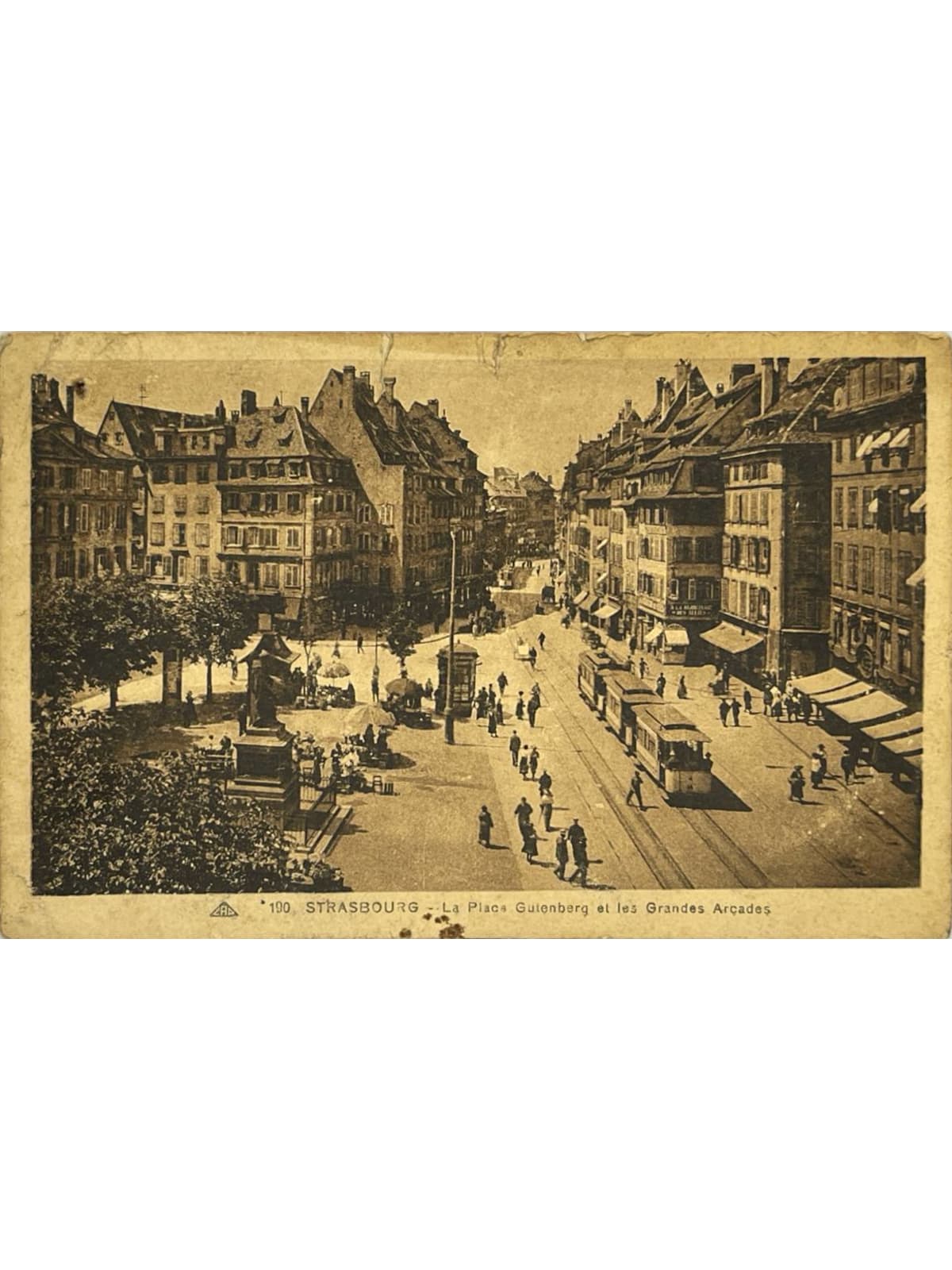 Recto de la carte postale