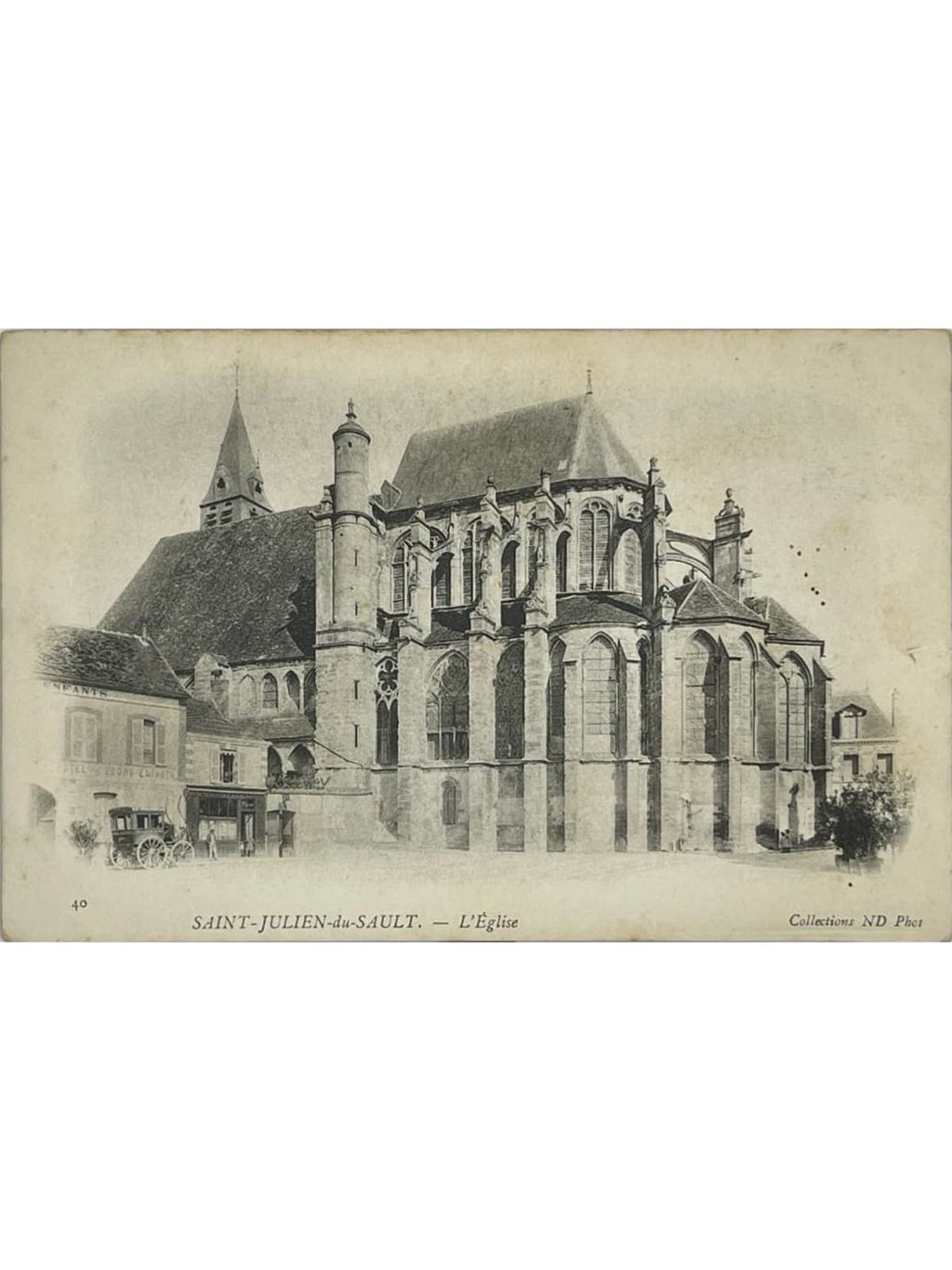 Recto de la carte postale