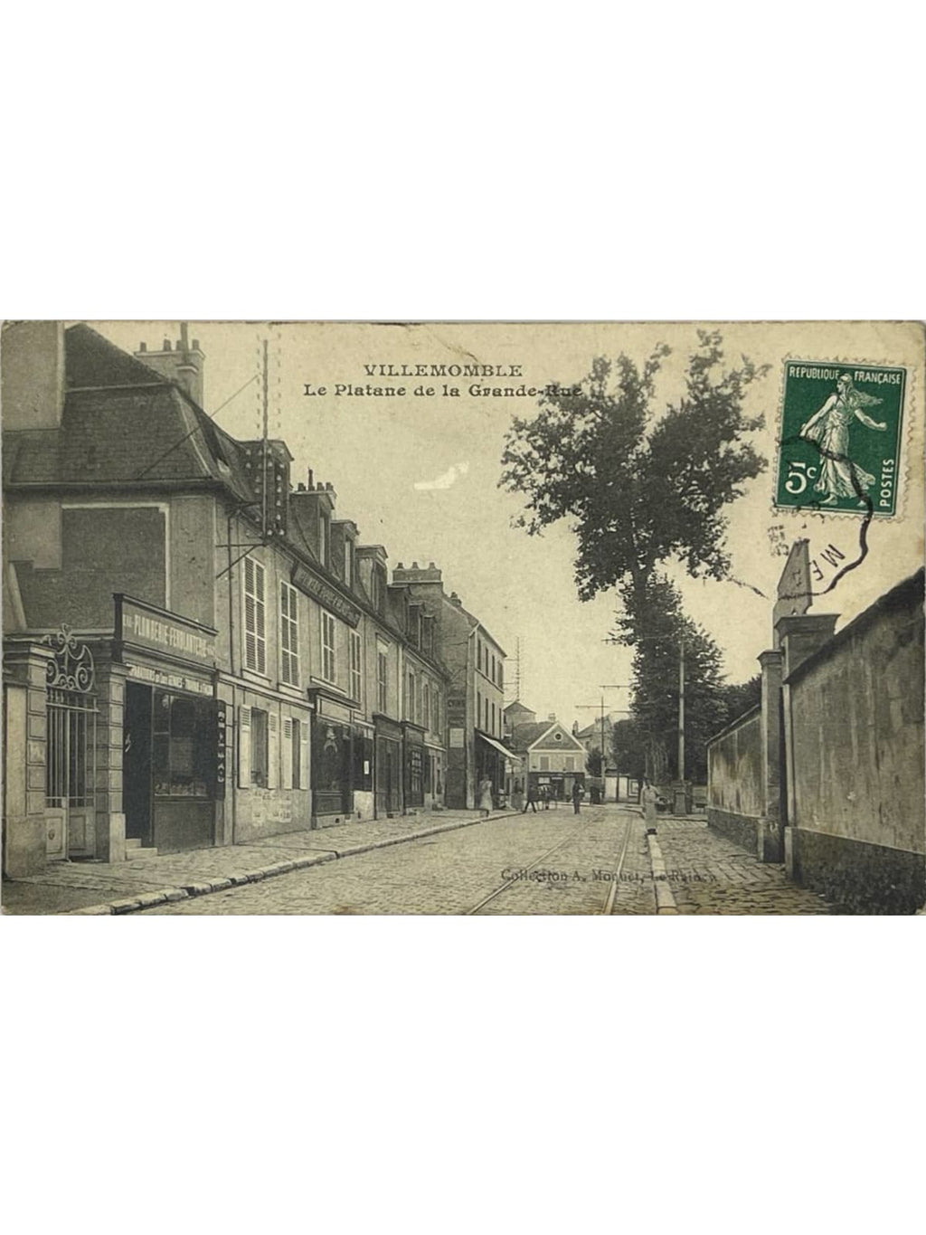 Recto de la carte postale