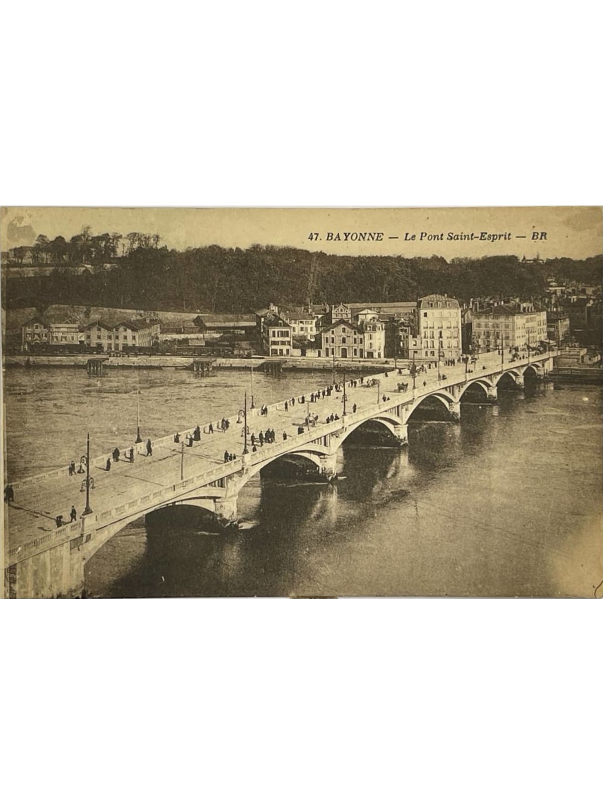 Recto de la carte postale