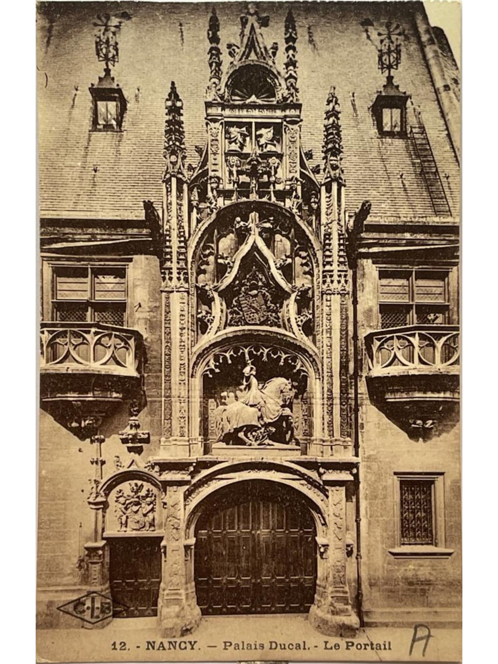 Recto de la carte postale