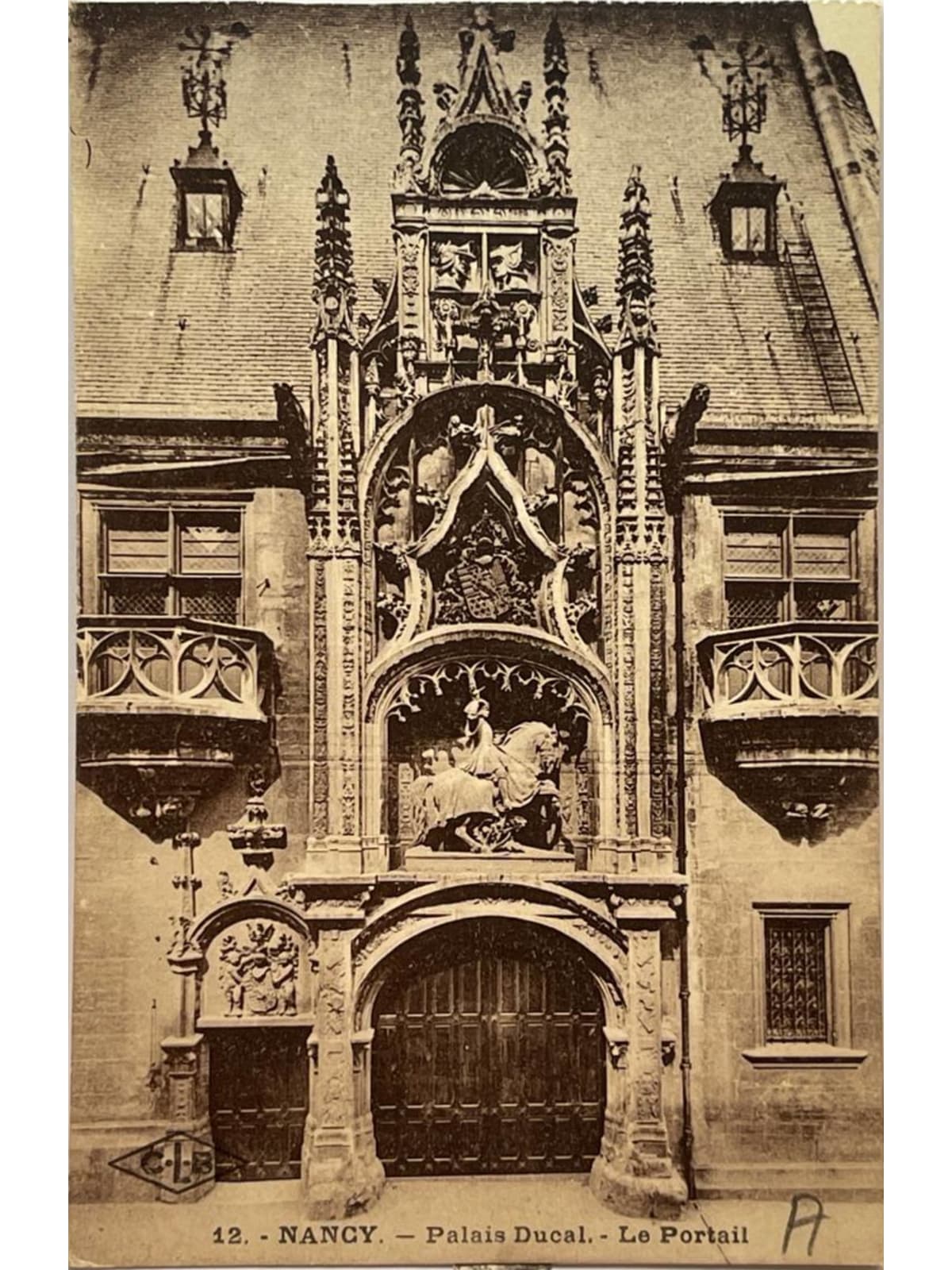 Recto de la carte postale