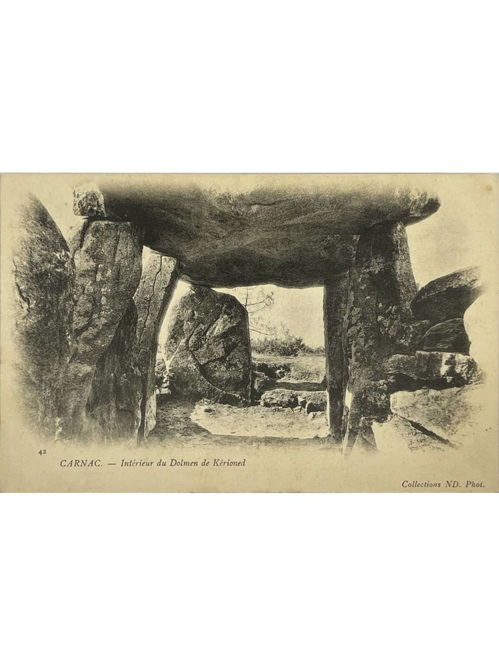 Recto de la carte postale