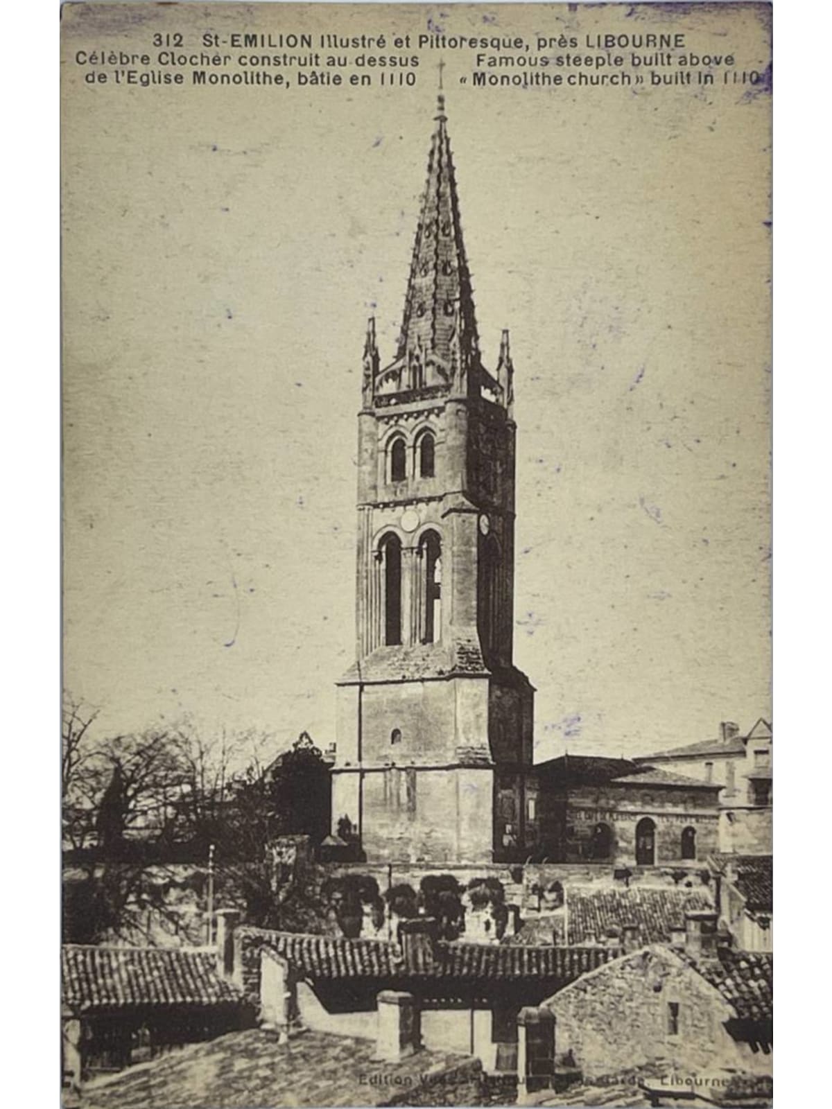 Recto de la carte postale