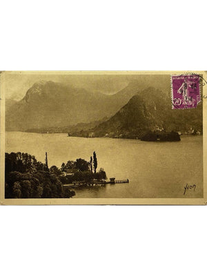 Carte postale – Annecy – Lac, Roc de Chère et château de Duingt – Yvon n° 8