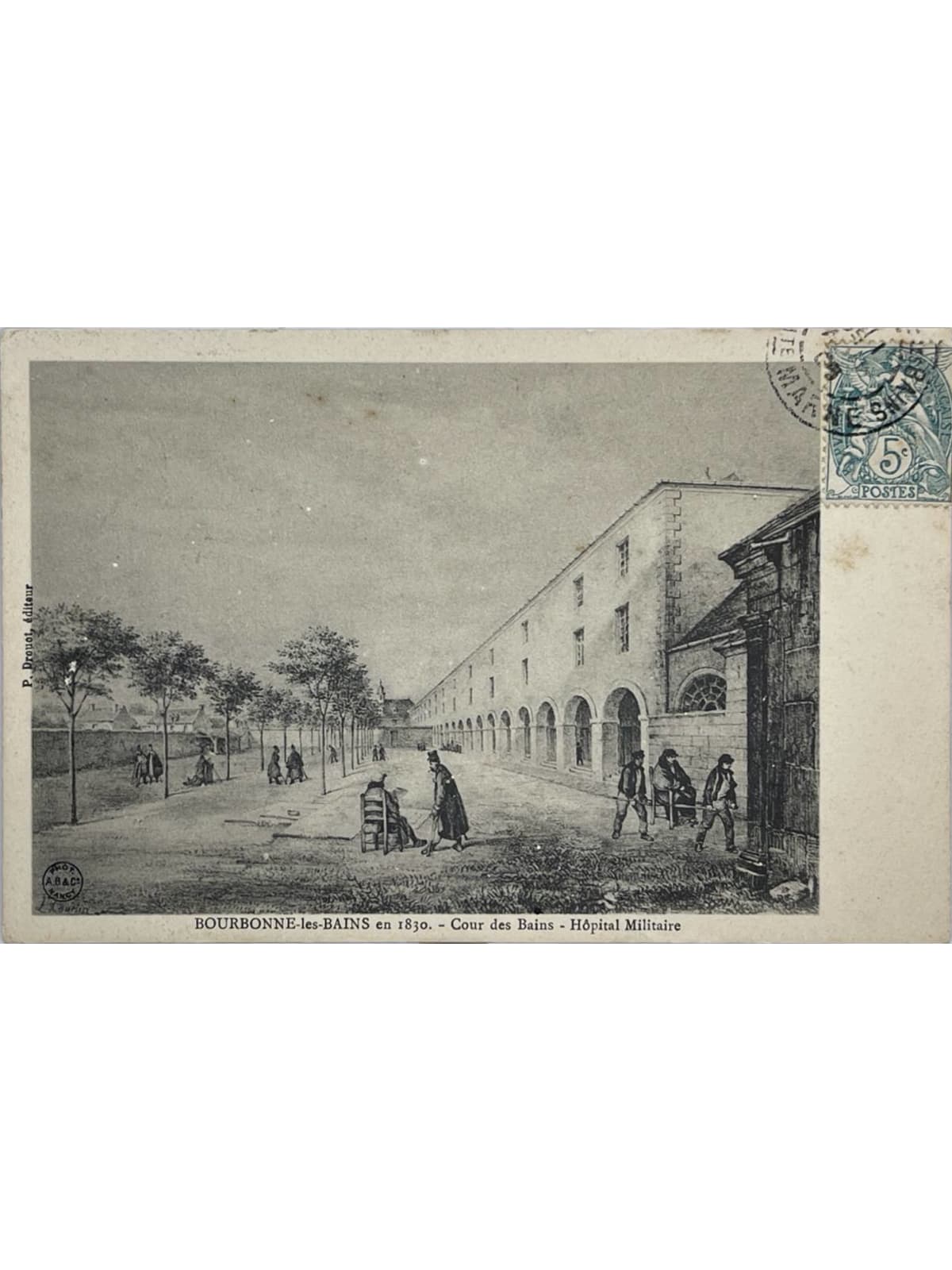 Recto de la carte postale