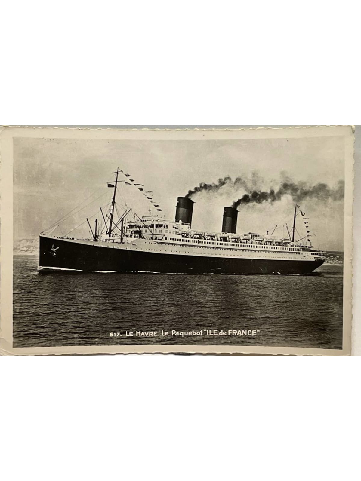Recto de la carte postale