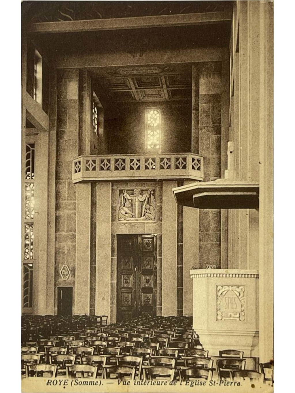 Recto de la carte postale