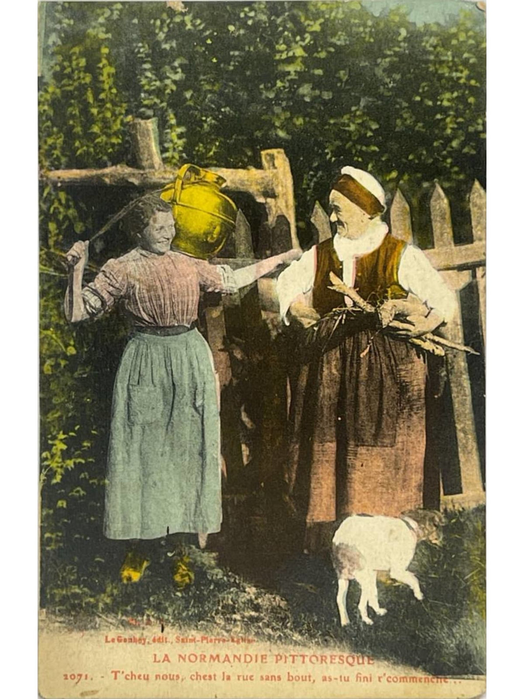 Recto de la carte postale