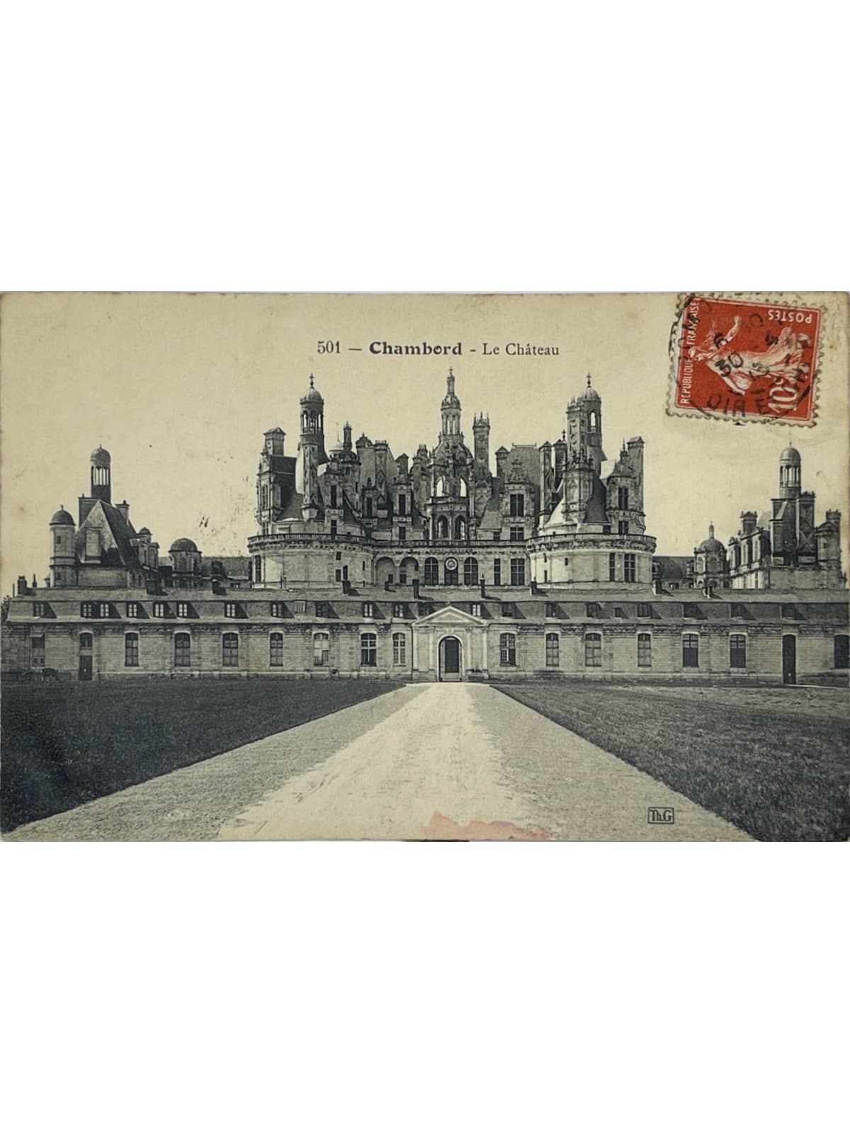 Recto de la carte postale
