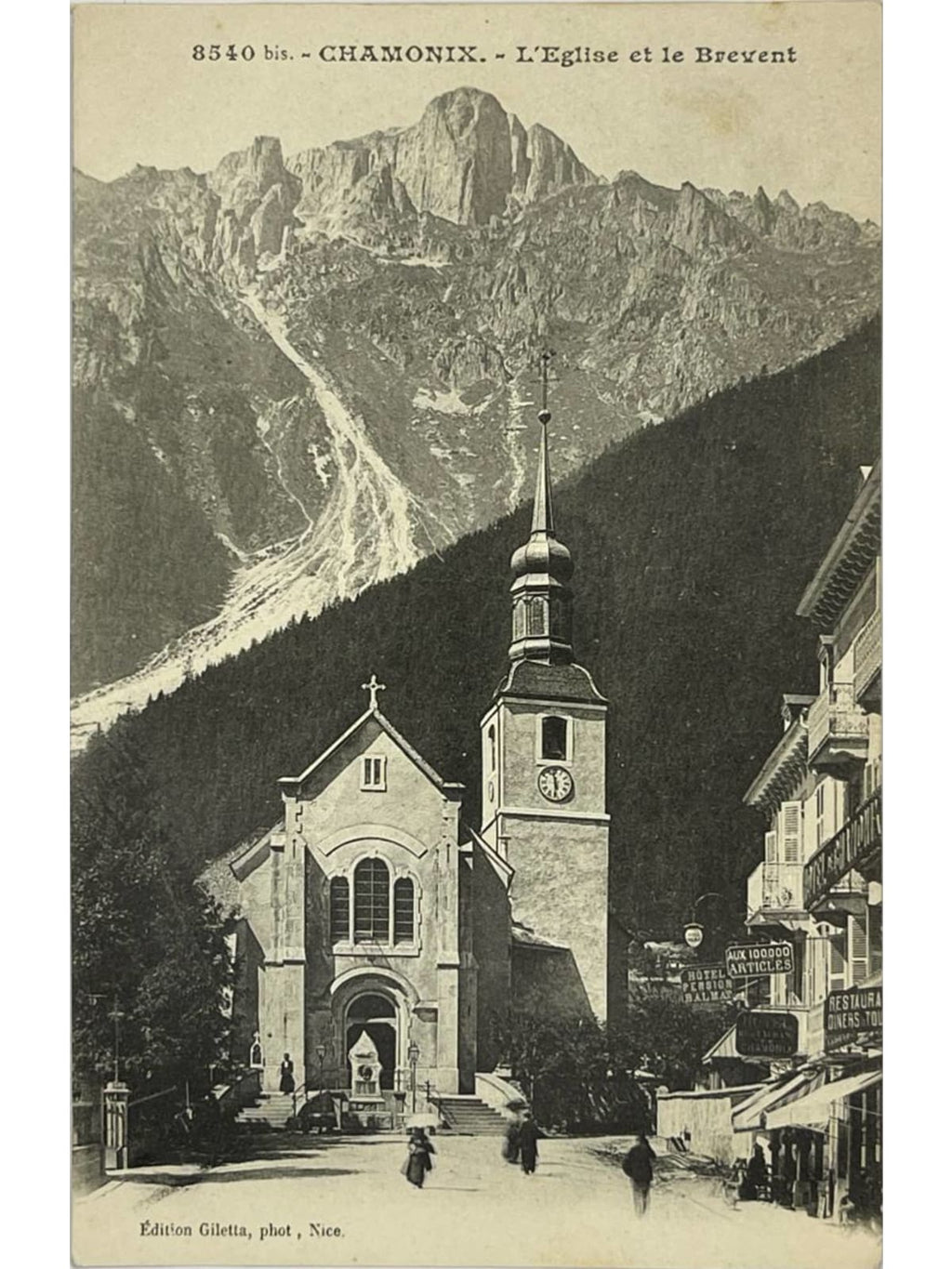 Recto de la carte postale
