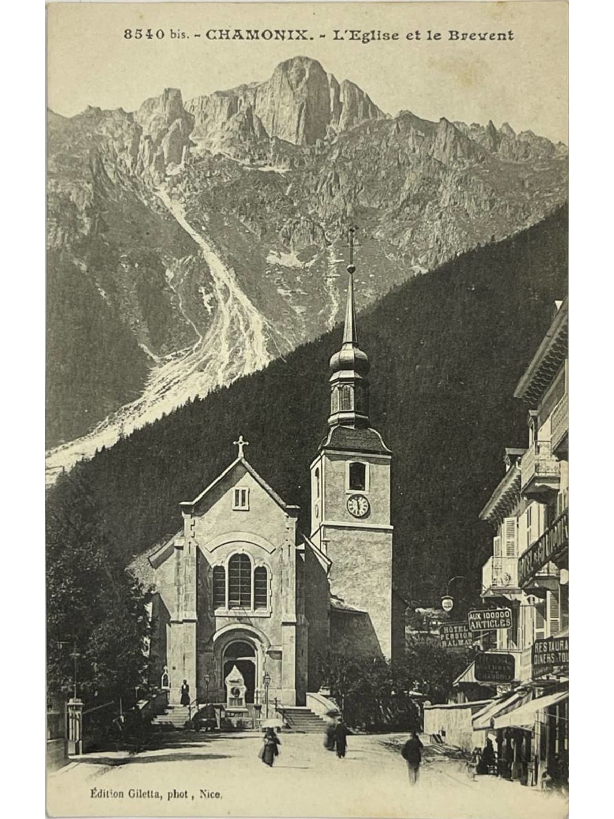 Recto de la carte postale