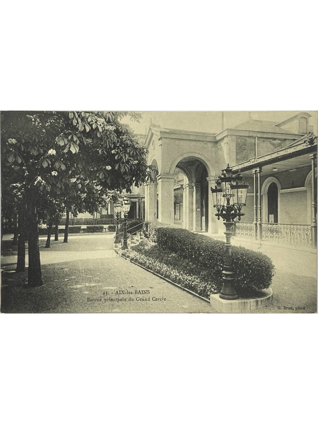 Recto de la carte postale