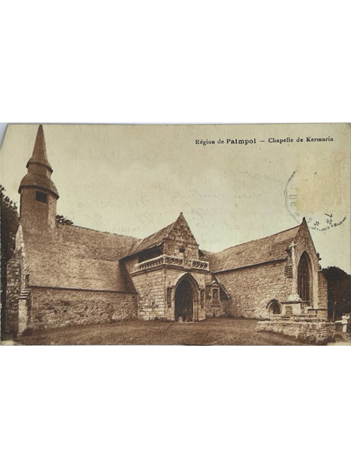 Recto de la carte postale