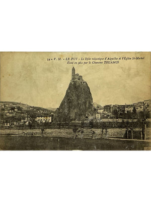 Le Puy-en-Velay – Rocher d'Aiguilhe et église Saint-Michel – CPA n° 34