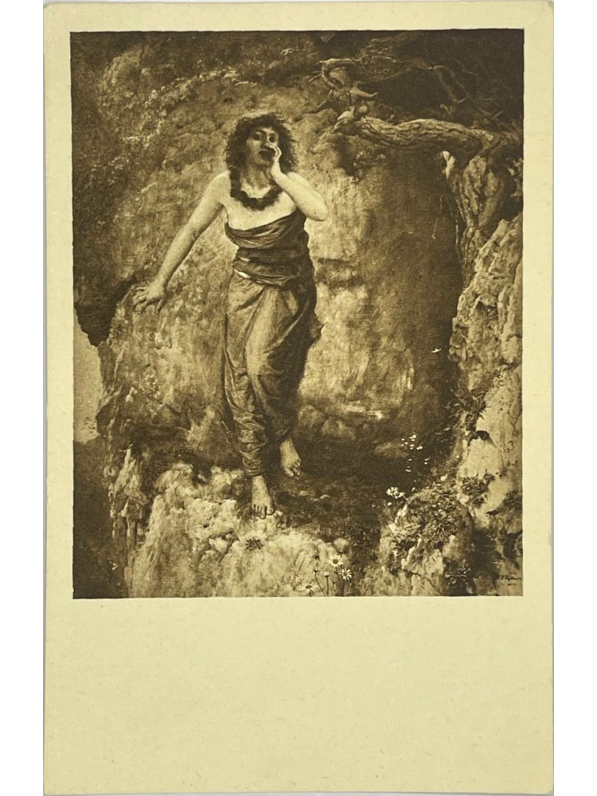 Recto de la carte postale