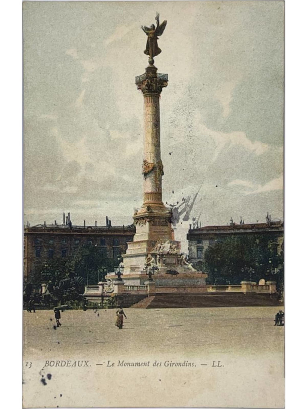 Recto de la carte postale