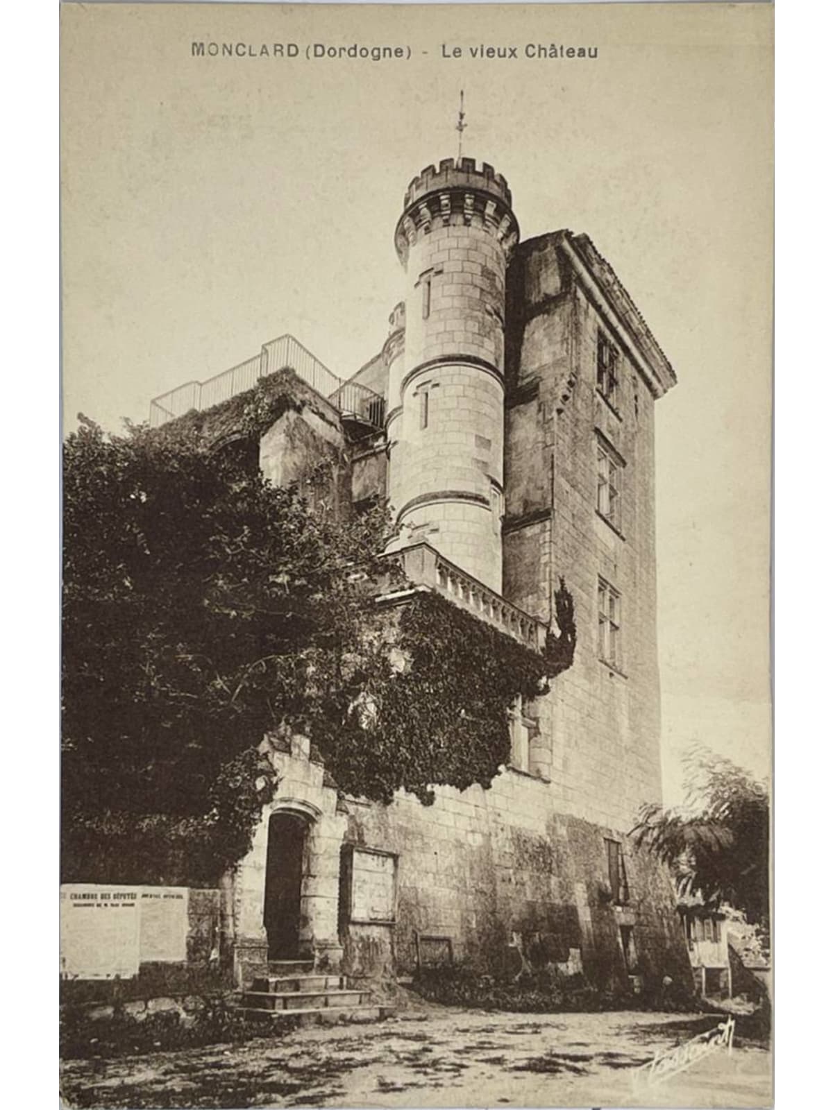 Recto de la carte postale