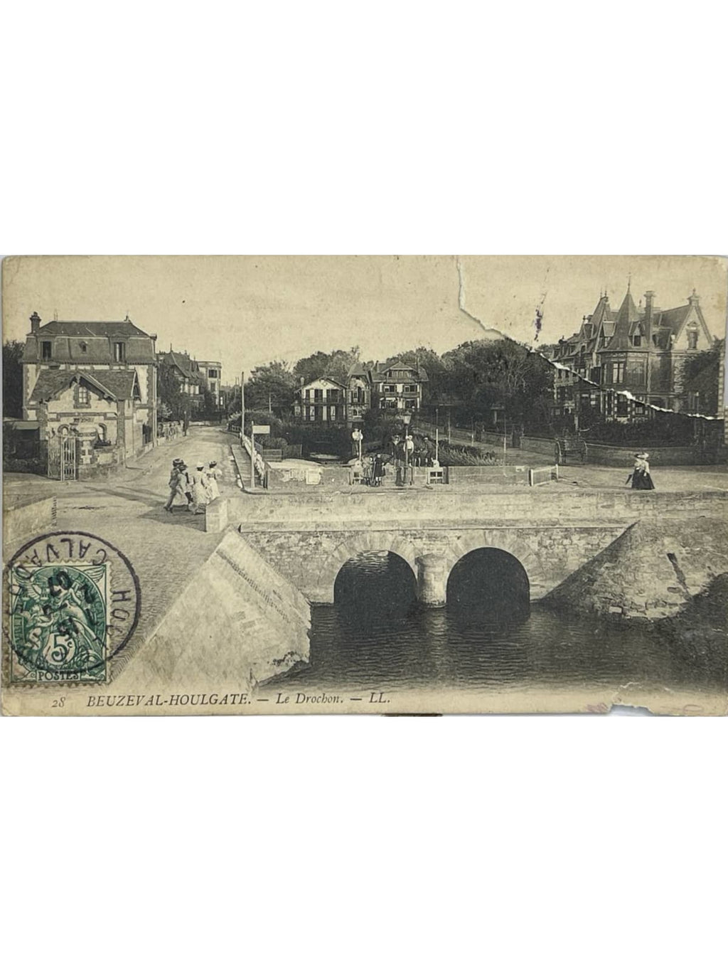 Recto de la carte postale